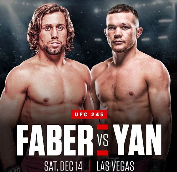 Бой Петр Ян vs. Юрайя Фэйбер на турнире UFC 245 в США